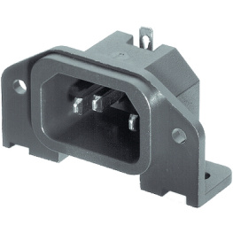 GSP 1.8201.1, Flush-type device plug C14 Screw mounting, Schurter