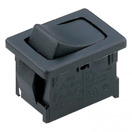 1801.1121, Rocker switch 1P 12 A 250 VAC, Marquardt