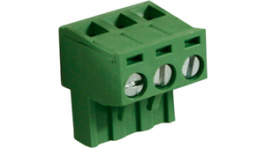 RND 205-00156, Female Connector Pitch 5 mm, 3 Poles, RND Connect