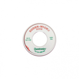 SW50-3-100, Desoldering braids 2 mm, Chemtronics