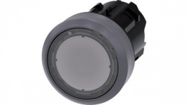 3SU1031-0AA70-0AA0, SIRIUS ACT Illuminated Push-Button front element Metal, matte, clear, Siemens