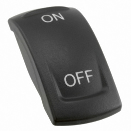KRR22N01XX02, Actuator, for LED-lighting ON/OFF Black, APEM
