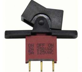 RND 210-00515, Miniature Rocker Switch, SPDT, On-Off-On, RND Components