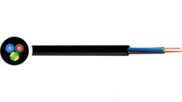 RND 475-00041 [50 м], Mains cable&nbsp;&nbsp; 4 x1.5 mm2 Copper Unshielded , 300/500 V Black, RND Cable