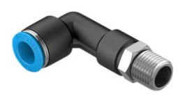 QSLL-1/4-10, Push-In L-Fitting, Long, 74mm, Compressed Air, QS, Festo