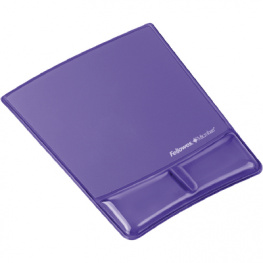 9183501, Health-V wrist rest with Crystals mouse pad violet, Fellowes