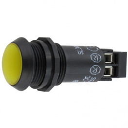 943YY0B, LED Indicator yellow 12 VAC/DC, Sloan
