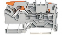2102-5201, Feedthru Terminal, Cage Clamp, 2 Poles, 0.25 ... 4mm\x1a, Wago