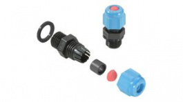 2017670000, Cable Gland, 4 ... 6.5mm, M12, Polyamide 6, Blue, Weidmuller