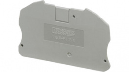 3212060, D-PT 16 N End plate, Grey, Phoenix Contact