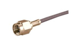 11 SMA-50-2-27/111 NE, RF Connector, SMA, Beryllium Copper, Plug, Straight, 50Ohm, Crimp Terminal, Huber+Suhner