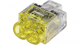HCPM-2 PC YE 150 [150 шт], Socket terminal Poles=2, 0.5...2.5 mm2, HellermannTyton
