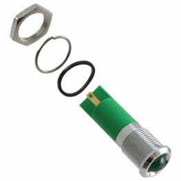 Q14P1CXXG220E, LED Indicator green 230 VAC, APEM