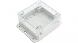 RND 455-01081, Plastic Enclosure 120x120x60mm Light Grey Polycarbonate IP67, RND Components