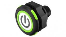 84-ASKS-C16-04A6, IO-Link Illuminated Capacitive Switch 200 mA 32 VDC 1NO IP69K/IK08, EAO