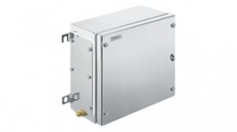 1194600000, Metal Enclosure, 150x260x260mm, Stainless Steel, Silver, IP66/IP67, Weidmuller