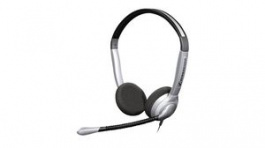 5356, Headset, SH300, Stereo, On-Ear, 3.4kHz, Stereo Jack Plug 3.5 mm, Black / Silver, Sennheiser