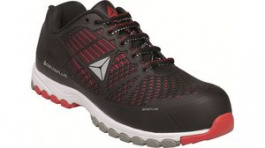 DSPORSPNR42, Sports Styling Safety Trainer Size=42 Black / Red, Delta Plus