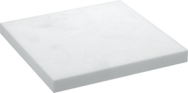 PTFE NATURE 295X295X4, Plastic plate 295 x 295 x 4 mm, -