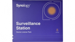 DEVICE LICENSE (X 8), Licence for 8 additional IP cameras, Synology
