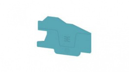 2668800000, End Plate, Blue, 63 x 36.5mm, Weidmuller