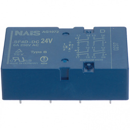 SF4D21D, PCB protection relay 21 VDC 500 mW, Panasonic