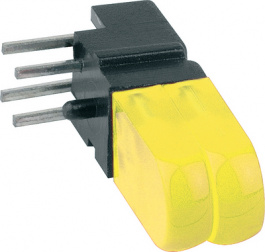 1803.7732, PCB LED 5 x 5 mm round yellow, Mentor