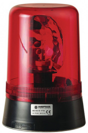 880 152 68, Лампа с поворотным зеркалом красный, WERMA Signaltechnik