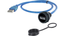 1310-1032-01, Кабель / адаптер; гнездо USB A, вилка USB A; 1310; V: USB 2.0, Encitech Connectors