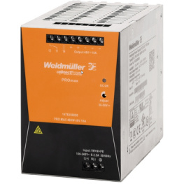 PRO MAX 480W 48V 10A, Switched-Mode Power Supply Adjustable, 48 VDC/10 A, 480 W, Weidmuller