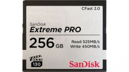 SDCFSP-256G-G46D, Карта памяти; Extreme Pro; CFast 2.0; 256ГБ; Считывание: 525МБ/с, Sandisk