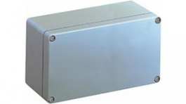 15100601, Metal Enclosure Without Knockouts, 199 x 114 x 95 mm, Aluminium, IP66, Grey, Spelsberg