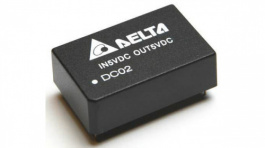 DC02D1212A, DC/DC converter 10.8. . .13.2 V 12 VDC 2 W, DELTA Electronics