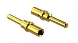 AT60-220-1231, Crimp Terminal, Plug, Gold, 14 ... 12AWG, Amphenol