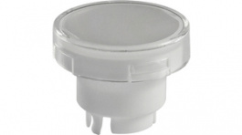 AT3005JB, Cap, round, white, 15 x 12.2 mm, NKK Switches (NIKKAI, Nihon)