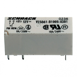 2-1393223-5, V23061-B1007-A501 PCB power relay 24 VDC 220 mW, Schrack / TE