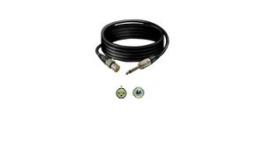 TK223, Audio Cable Mono 6.35 mm Jack Plug - XLR 3-Pin Socket 3m, Tasker