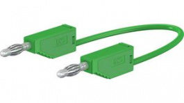 28.0119-20025, Test Lead 2m Green 30V Nickel-Plated, Staubli (former Multi-Contact )