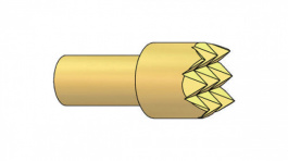 5110/G-C-1.5N-AU-2.3 C, Spring contact 10 A 17.1 mm Serrated, Hartmann