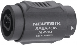 NL4MMX, Адаптер; PIN:4; на провод; 30А; 250В; Серия: speakON, Neutrik