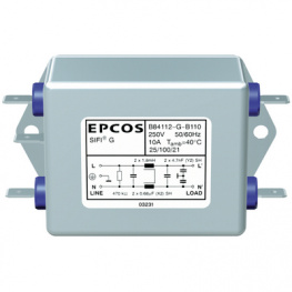 B84112-G-B116, Mains filter 16 A 250 VAC, TDK-Epcos