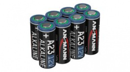 1520-0015 [8 шт], Primary Battery, 12V, A23, Alkaline, Pack of 8 pieces, Ansmann