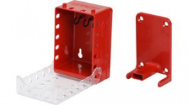 149173, Compact Lock Box, Polycarbonate, 102x145x69mm, Red, Brady