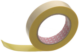 9195 50MMX25M, Double-Sided Adhesive Tape Yellow / Transparent 50 mmx25 m, 3M