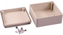 RS5105S, Plastic Enclosure 108x108x54.5mm Grey ABS IP65, Hammond