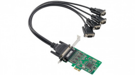 CP-104EL-A-DB9M, Interface card, 4x DB9M (Cable), Moxa