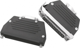 ED-DS37S-K, D-Sub plastic hood 37P, Encitech Connectors