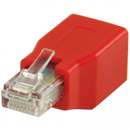 VLCP89250R, RJ45 crossover adapter Cat.5, Valueline