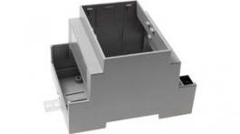 CNMB/4/2, DIN Rail Module Box Size 4 Open Top Both Sides Open 71x90x58mm Light Grey Polyca, CamdenBoss