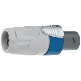 NL4FX-9, Cable socket, Speakon White, 4 Poles, Neutrik